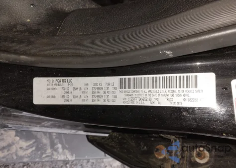 2019 Ram 1500 Big Horn/Lone Star 4X4 5'7 Box из США, поврежденный, VIN 1C6SRFFT3KN652109